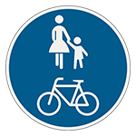 222: Spoločná cestička pre chodcov a cyklistov
